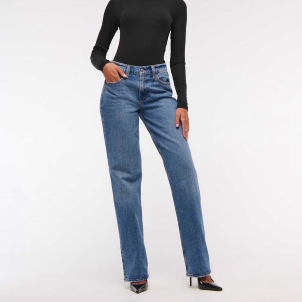 Abercrombie and fitch low Rise Baggy Jean